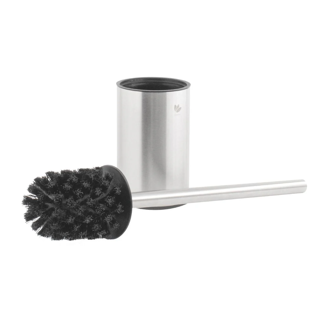Stainless Steel Free Standing Toilet Brush Set - Image 4