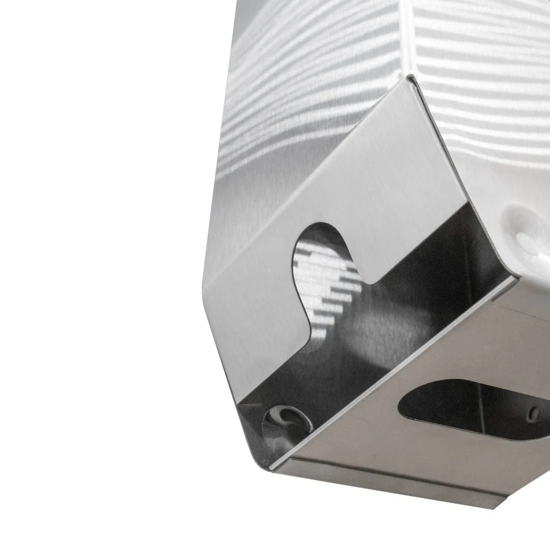 Stainless Steel Toilet Roll Dispenser - 2 Roll - Image 4