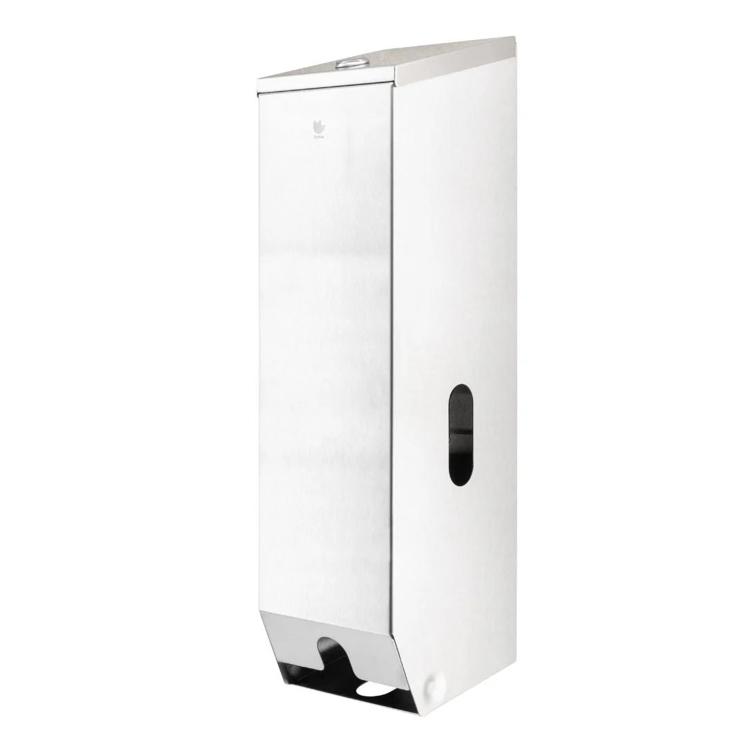 Stainless Steel Toilet Roll Dispenser - 3 Roll - Image 7