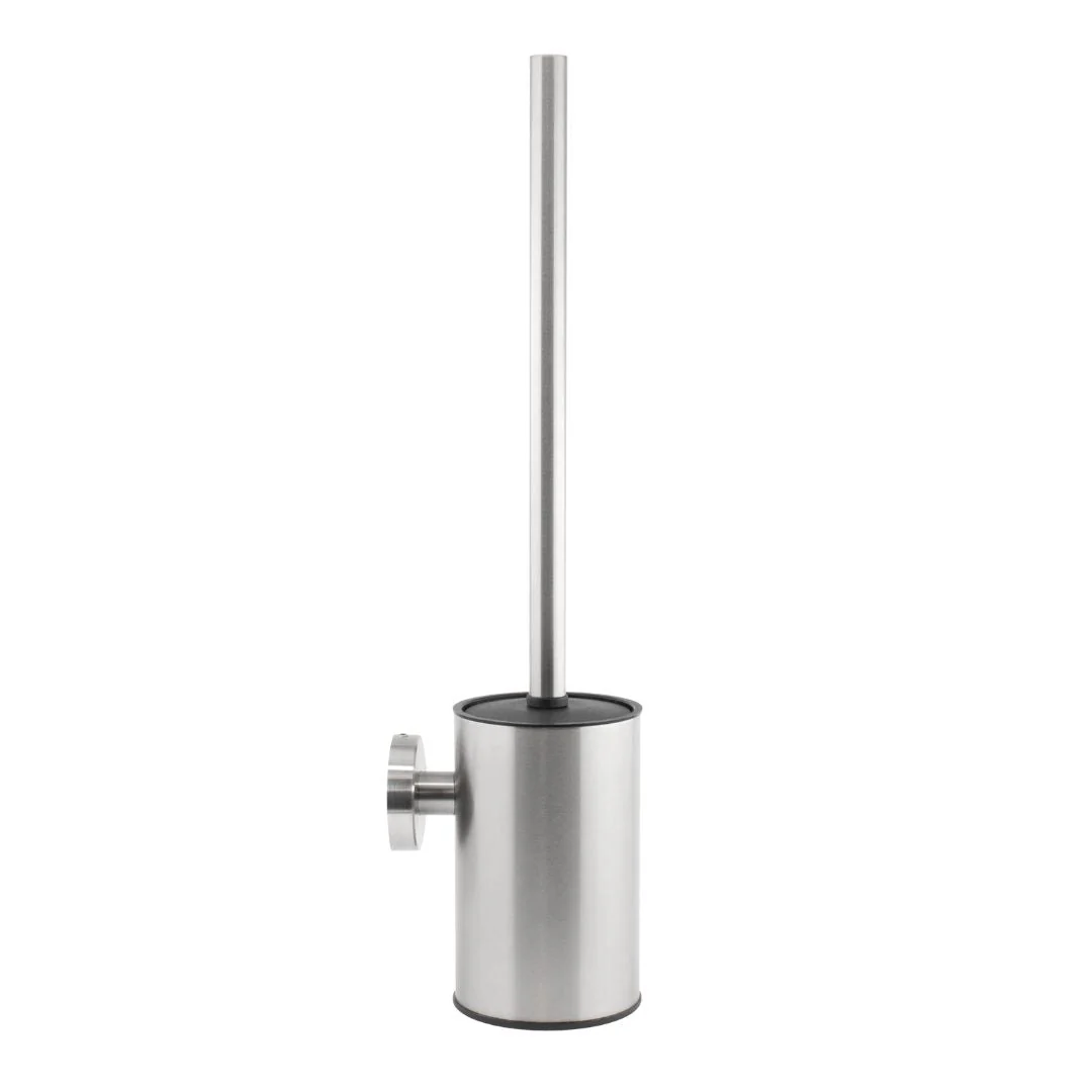 Dryflow Stainless Steel Wall Mounted Toilet Brush Set - Image 3